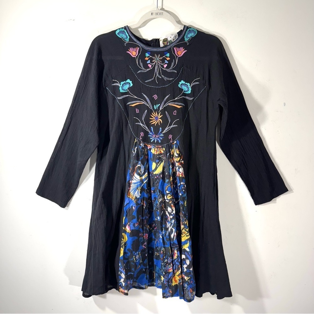 Peace + Love by Calao Boho Embroidered Floral Dress